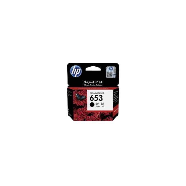 HP 653 Black – oryginalny tusz czarny (3YM75AEBHK)